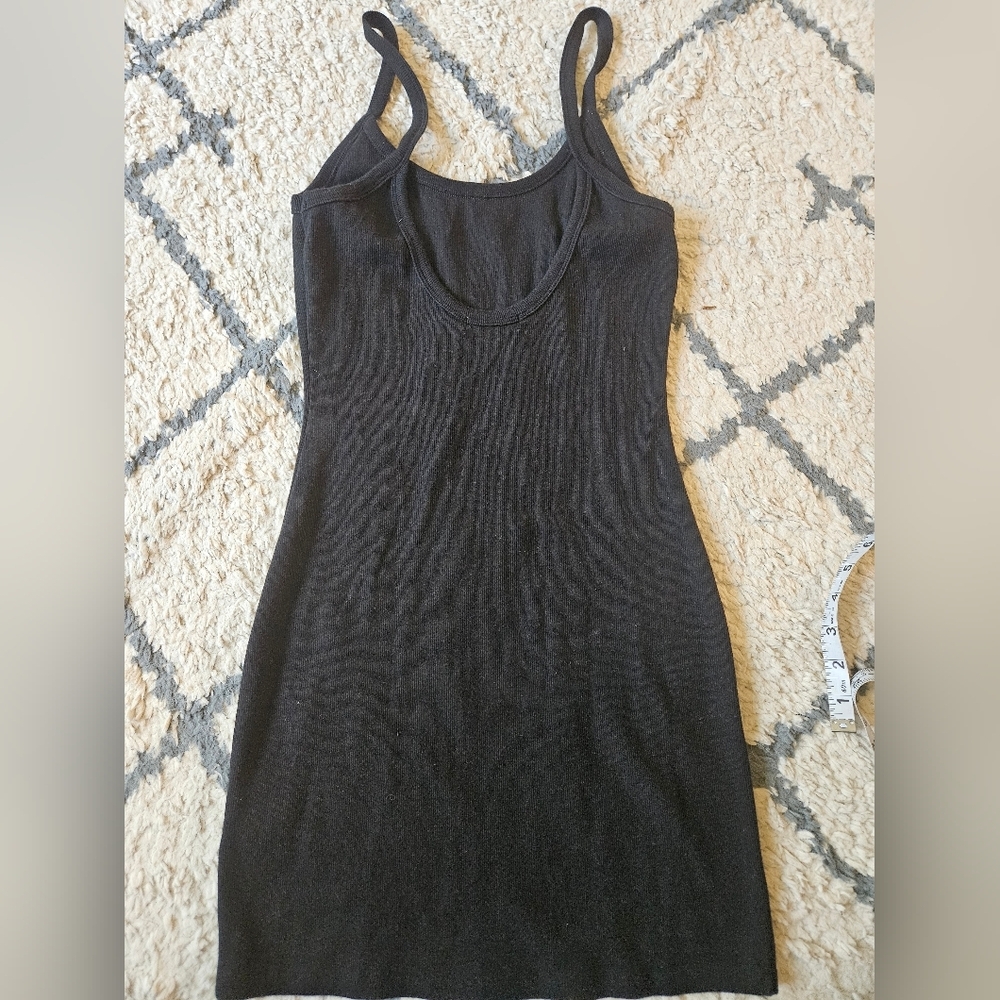 Lovers And Friends Ribbed Low Back Mini Dress Size Small - Picture 2 of 6